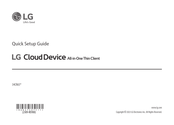 LG CloudDevice 34CR651I-6P Quick Setup Manual