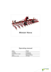Kverneland Miniair Nova Operating Manual