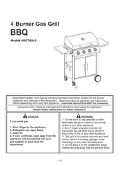 BBQ HSGT400-S Manual
