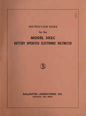 Ballantine 302C Instruction Book