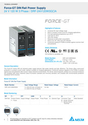 Delta Force-GT DRF-24V120W3GBA Manual