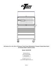 Extreme Tools Power Workstation DX Series Assembly Instructions Manual