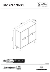 composad BS4576K78204 Assembly Instructions Manual
