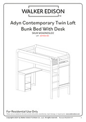 Walker Edison Adyn WEADN05LD2 Manual