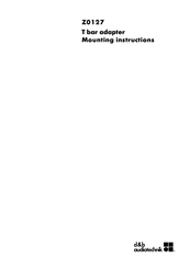 d&b audiotechnik Z0127 Mounting Instructions