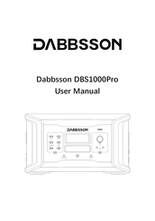 DABBSSON DBS2000B User Manual