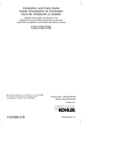 Kohler K-T464-4C-CP Installation And Care Manual