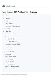 InHand 805 User Manual
