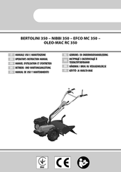 EMAK NIBBI 350 Operator's Instruction Manual