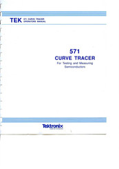 Tektronix TEK 571 Operator's Manual