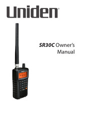 Uniden SR30C Owner's Manual