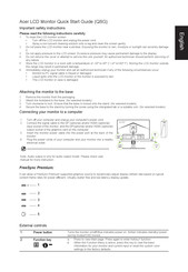 Acer Nitro XV272U F3bmiiprx Quick Start Manual