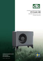 Ctc Union EcoAir 400 Installation And Maintenance Manual