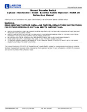 Larson Electronics PDU-MTS-3P Series Instruction Manual