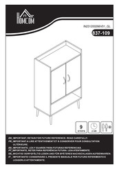 HOMCOM 837-109 Manual