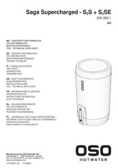 OSO HOTWATER Saga Supercharged S2S 300 Installation Manual