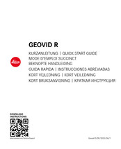 Leica Geovid R 10x42 Quick Start Manual