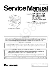 Panasonic KX-MB3020CX Service Manual