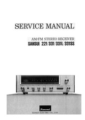 Sansui 331L Service Manual