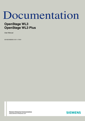 Siemens OpenStage WL3 User Manual