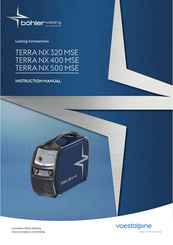 voestalpine bohler TERRA NX 400 MSE Instruction Manual