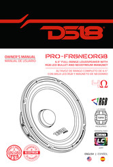 Ds18 PRO-FR6NEORGB Owner's Manual