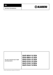 BLAUBERG BLHP-R050-P-S/1R3A Instruction Manual