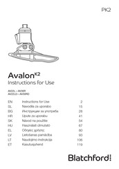 Blatchford Avalon K2 Instructions For Use Manual