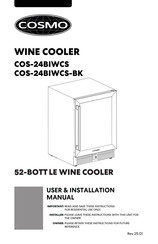 Cosmo COS-24BIWCS-BK User & Installation Manual