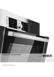 Bosch HCE7442 3R Series Instruction Manual