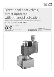 Bosch rexroth SEW10 1X/XE Series Operating Instructions Manual