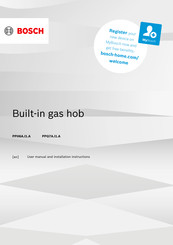 Bosch PPH6A I1 A Series User Manual And Installation Instructions