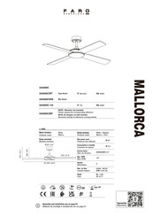 Faro Barcelona 33350DCWP Manual