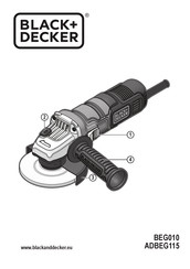 Black & Decker BEG010A5 Original Instructions Manual