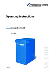 Metallkraft AS 1400 Operating Instructions Manual