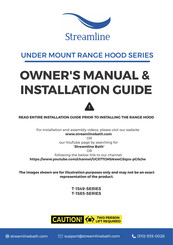 Streamline T-1549 Series Owner's Manual & Installation Manual