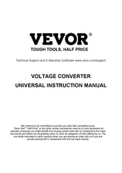 VEVOR SV-2000VA Instruction Manual