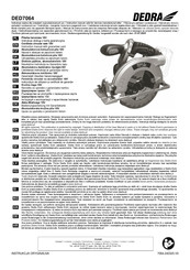 DEDRA DED7064 Instruction Manual