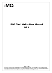 imq Flash Writer User Manual
