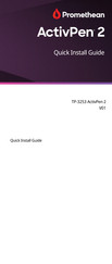 promethean ActivPen 2 TP-3253 Quick Install Manual