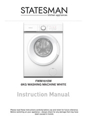 STATESMAN FWM1610W Instruction Manual