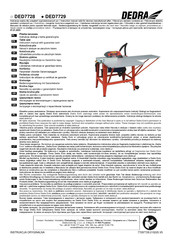 DEDRA DED7728 Instruction Manual