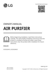 Lg AS35GGW10 Owner's Manual