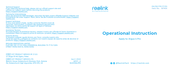 Reolink Argus 4 Pro B740X Operational Instruction