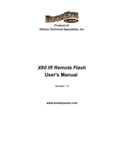 BuckEye Cam X80 IR Remote Flash User Manual