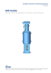 BIFFI HLDAS Installation, Operation And Maintenance Manual
