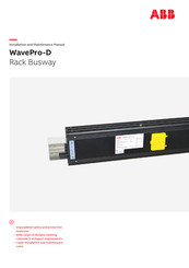 ABB WavePro-D Installation And Maintenance Manual