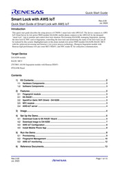 Renesas CN058-1 Quick Start Manual
