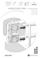 Handicare 4000 Smart seat Instructions Manual