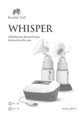 Rumble Tuff WHISPER 208DU-3 Instructions For Use Manual